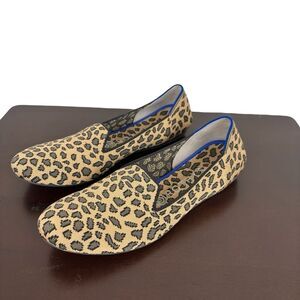 Rothy's Brown Black Leopard Print Ballet Flat Women's 8